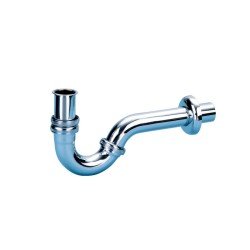 Röhrensiphon für Bidet 1 ¼"x32mm verchromt