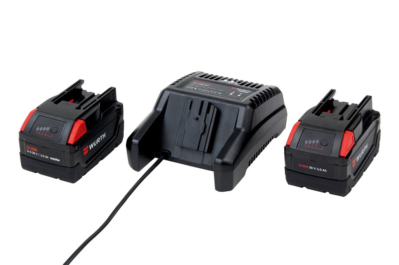 Powerpack  LI-28 V mit Ladegerät und 2 x Akkus POWERPACK-LIION-28V-2X5AH