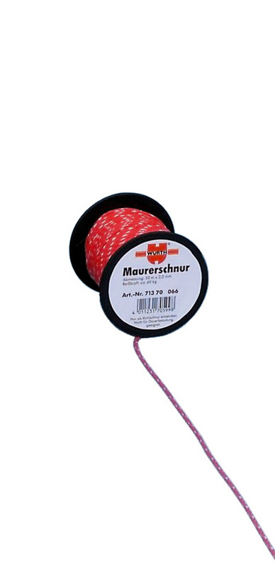 Maurerschnur Polypropylen MAURSHNR-D1,7MM-L50M-40KG