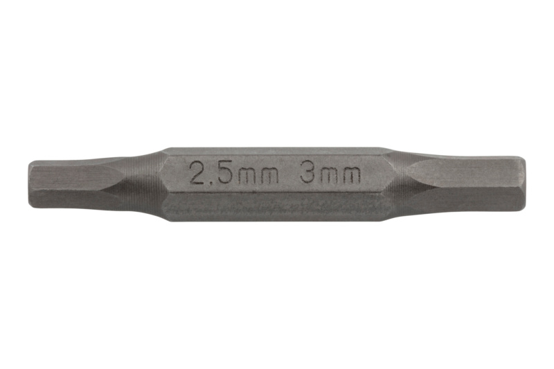 Doppelbit Innensechskant Feinmechanik DPBIT-6KT-(SW2,5/3)-4X28MM