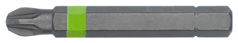 Bit Kreuzschlitz PZ C 6,3 (1/4 Zoll) PZ3 kurze Ausführung für Pozidriv-Schrauben