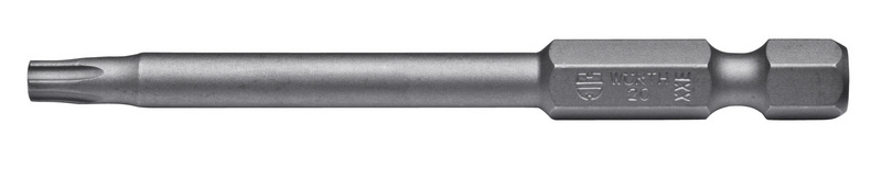 Bit Fünfstern E 6,3 (1/4 Zoll) Gr. 30 lange Ausführung mit Bohrung