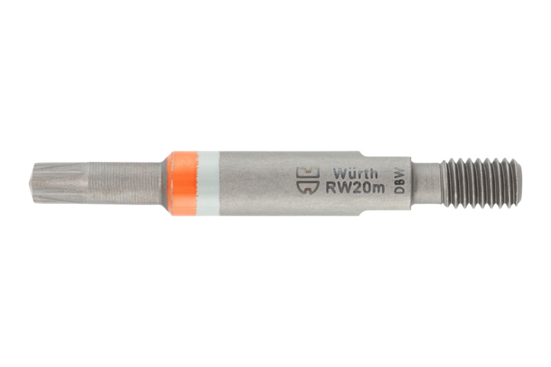 Bit RW®  M6 Gewinde BIT-RW20M-LEUCHTORANGE-M6-L45MM