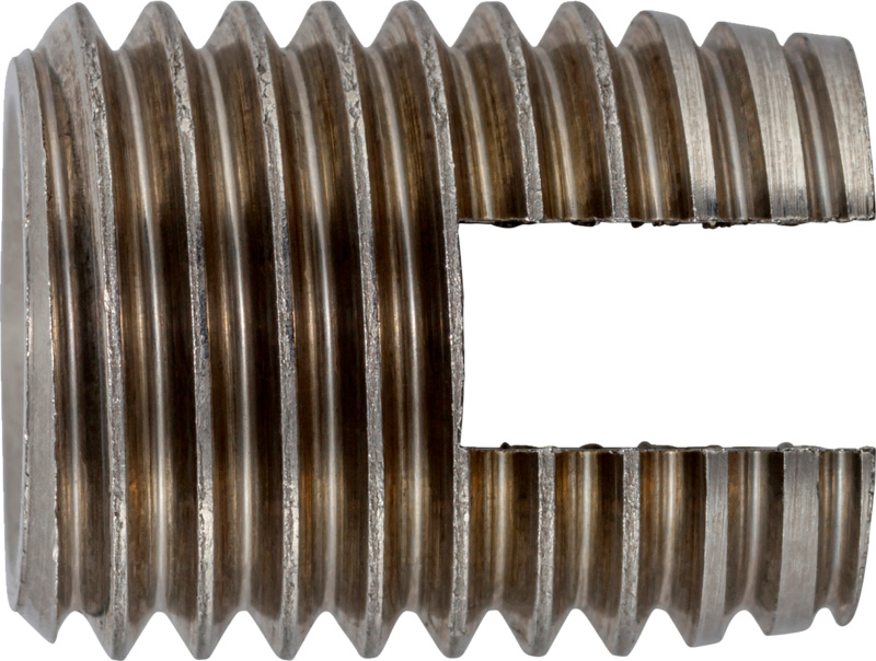 Gewindeeinsatz mit Schneidschlitz Edelstahl blank GWDEINSA-SSHND-SZ-1.4305-M20