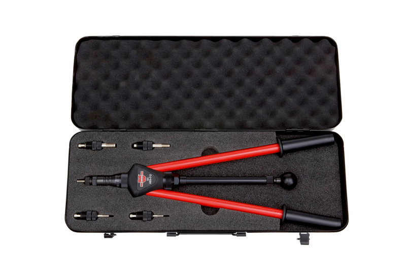 Einnietmuttern-Setzzange HES 512 D M5 - M12 mit Drillstab