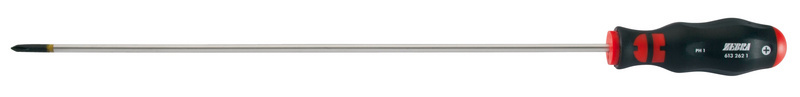 Schraubendreher PH lang PH1 x 300 mit Rundklinge