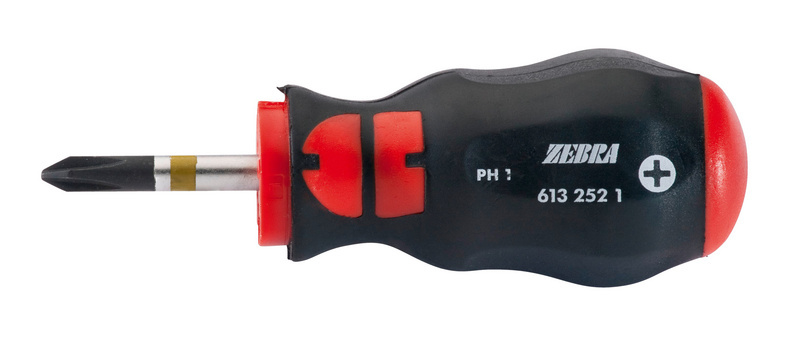 Schraubendreher PH kurz PH1 x 25 mit Rundklinge