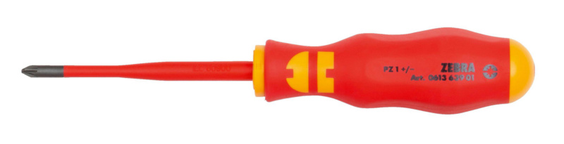 VDE-Schraubendreher Plus/Minus PZ extra schlank /- PZ1
