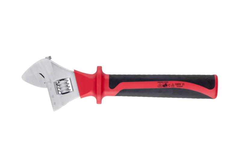 VDE-Rollgabelschlüssel verstellbar EINMAULSHSL-VDE-VERST-260MM