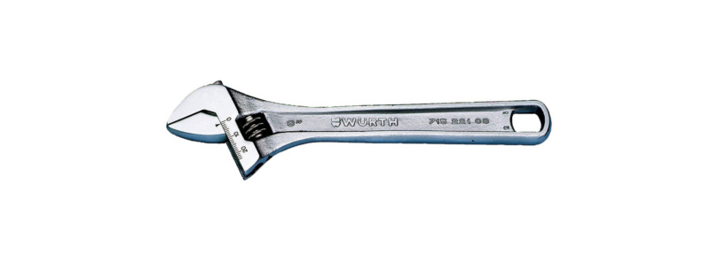 Einmaulschlüssel verstellbar 8"