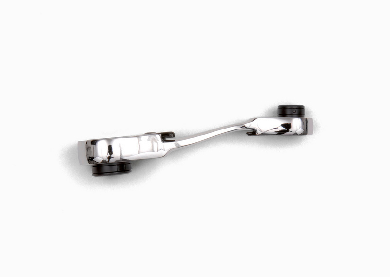 Doppel-Ringratschenschlüssel 1/4 Zoll + metrisch 10mm - 1/4" für Außensechskant