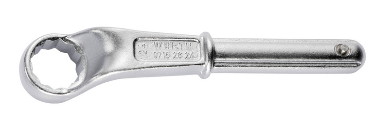 Zug-Ringschlüssel SW30 metrisch, gekröpft
