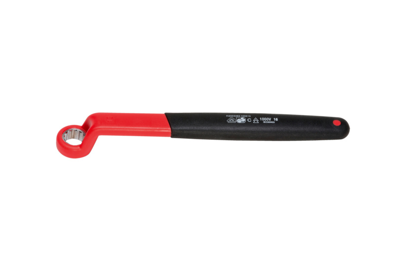 Ringschlüssel VDE metrisch RGSHSL-VDE-13MM-GEKROEPFT-205MM