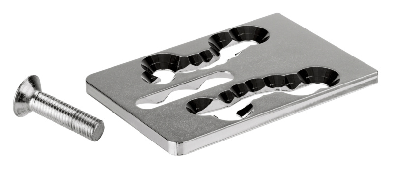 Adapterplatte eckig für Schnellspanner
