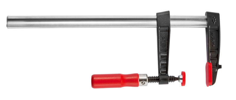 Temperguss-Schraubzwinge 400 x 175 mit Schutzkappen