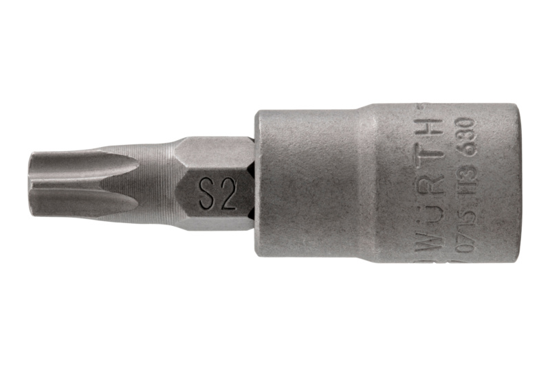 1/4 Zoll Steckschlüsseleinsatz T 25H TX mit Lochbohrung