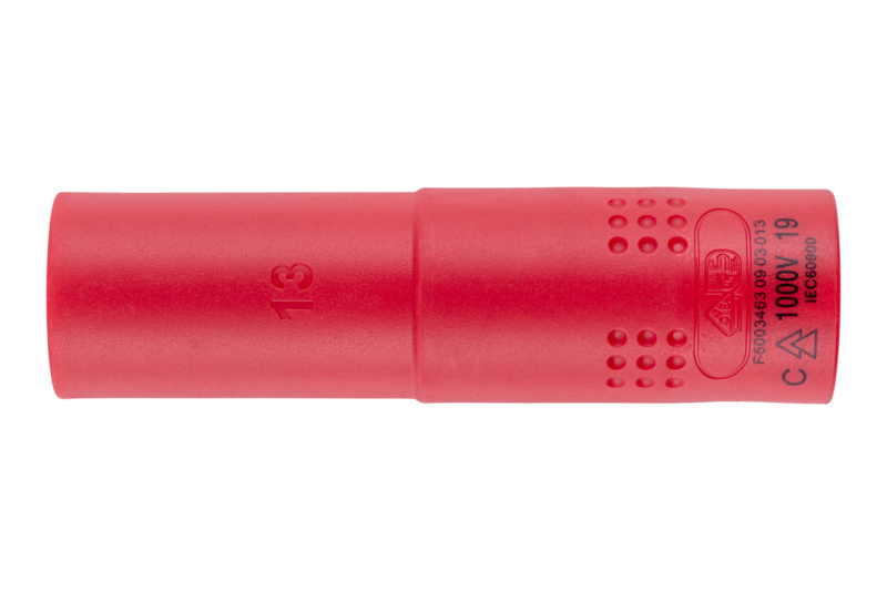 VDE-3/8 Zoll Steckschlüssel metrisch 6-kant lang STESHSL-VDE-3/8ZO-LANG-13MM