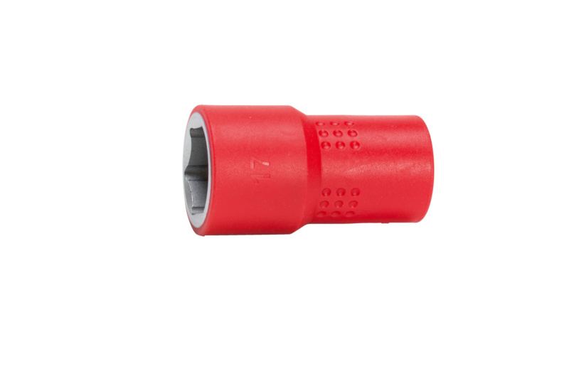 VDE-3/8 Zoll Steckschlüssel metrisch 6-kant kurz STESHSL-VDE-3/8ZO-6KT-17MM