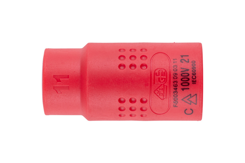 VDE-3/8 Zoll Steckschlüssel metrisch 6-kant kurz STESHSL-VDE-3/8ZO-6KT-11MM