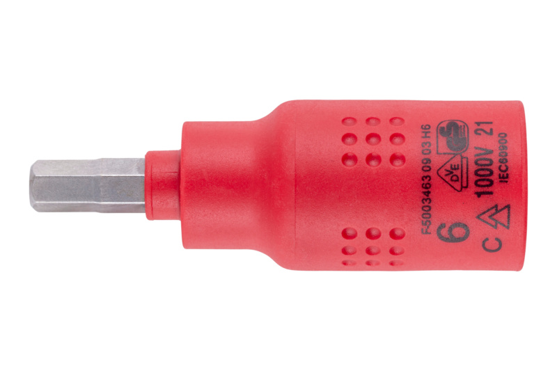 VDE-3/8 Zoll Steckschlüssel Innensechskant STESHSL-VDE-3/8ZO-INNEN6KT-6MM
