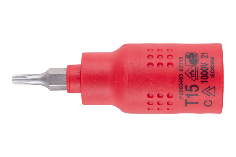 VDE-3/8 Zoll Steckschlüssel TX kurz STESHSL-VDE-3/8ZO-TX15