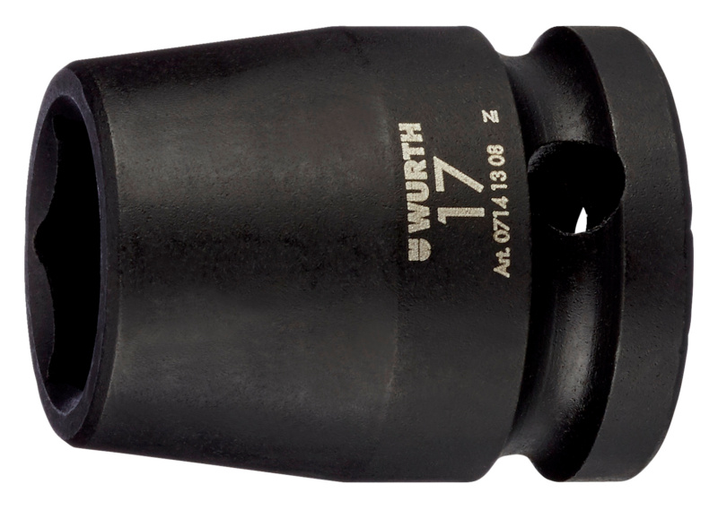 1/2 Zoll Kraftsteckschlüsseleinsatz 16 mm 6-kant, metrisch kurz