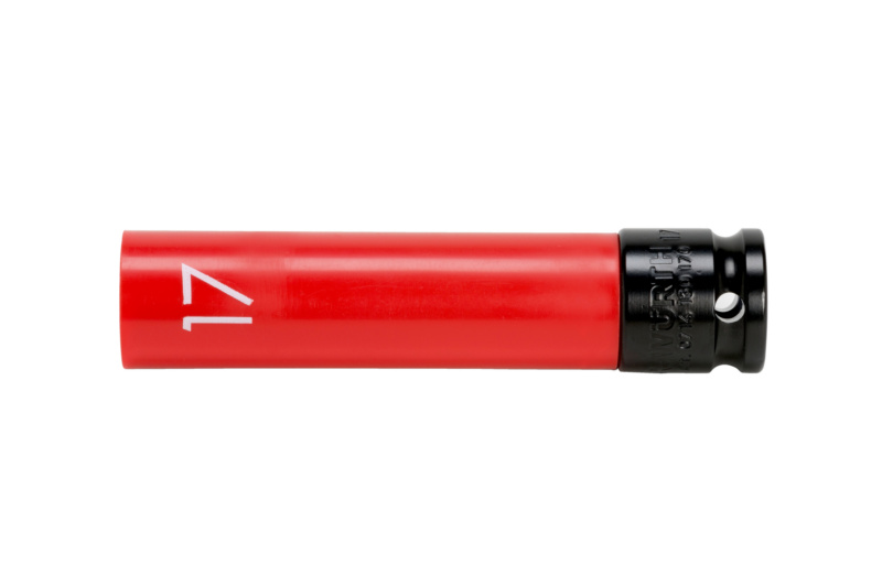 1/2 Zoll Kraftsteckschlüsseleinsatz Extra lang 17 mm