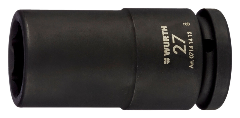 3/4 Zoll Kraftsteckschlüsseleinsatz 24mm 6-kant, metrisch lang