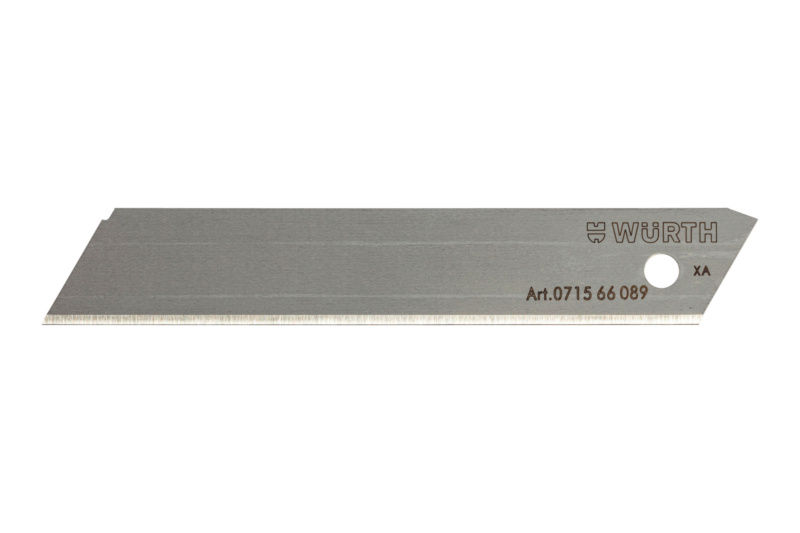 Carbonstahl-Klinge nicht abbrechbar KLI-MESS-CST-O.SEGM-KLIB18MM