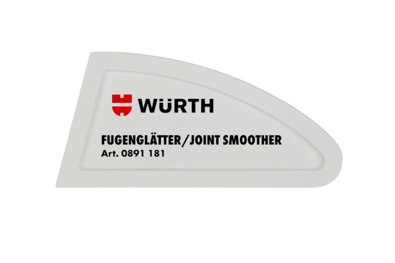 Fugenglätter geometrische Form mit abgewinkelten Kanten