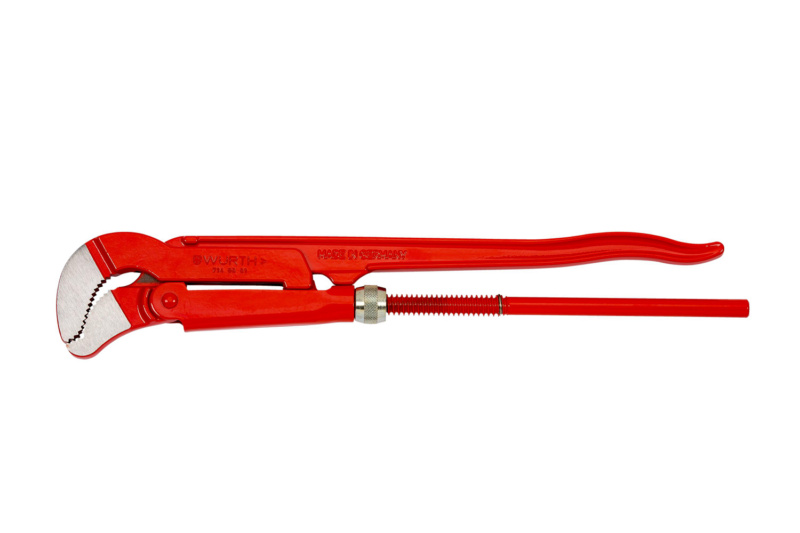 Eck-Rohrzange 1 / 2 " Schwedische Form S-Maul
