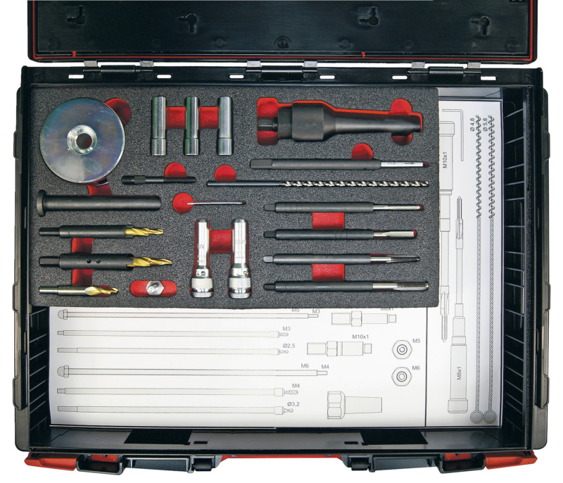 Glühkerze Ausbau-Satz Modul Nr. 1 Mercedes 27-teilig