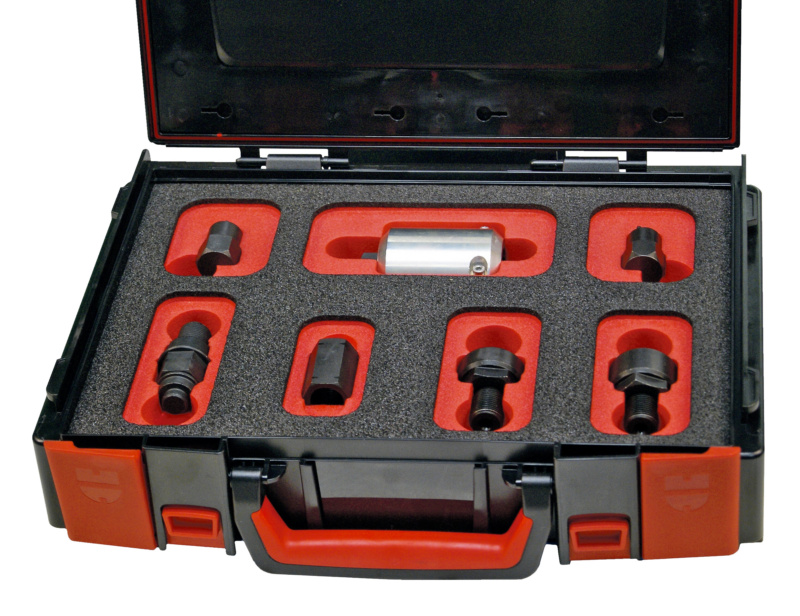 Injektor Anschluss-Adapter-Set für Auszieher Denso, Siemens, Bosch 8-teilig