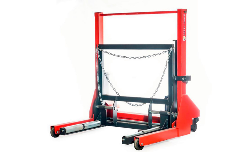 Reifenmontagewagen WT 1 Universell NFZ für Einzel- und Zwillingsreifen