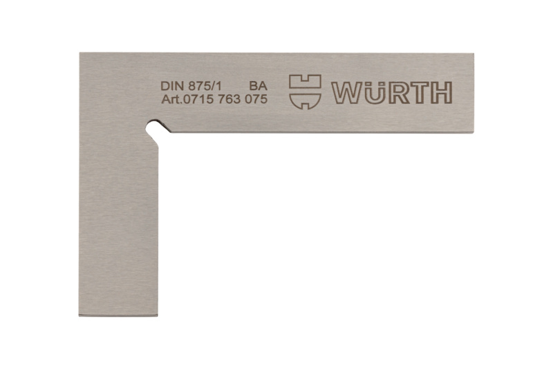 Flachwinkel 100 mm genauigkeit 1 nach DIN 875, aus Normstahl