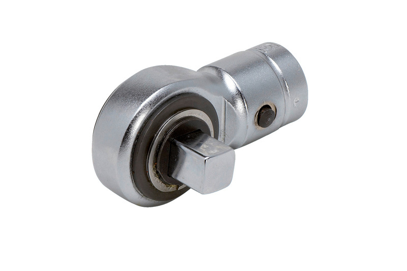 Einsteckknarre 3/8" mit Durchsteckvierkant-Aufnahme