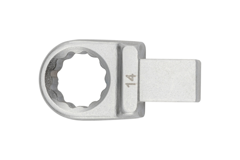 Ringschlüssel mit Einsteckschaft-Vierkant 9x12 mm