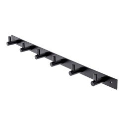 Kleiderhakenstange KH-ST 1 KLDHAK-LEISTE-KH-ST-1-460MM-SCHW