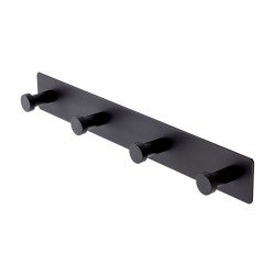 Kleiderhakenleiste KH-ST 6 KLDHAK-LEISTE-(KH-ST-6)-SCHWARZ-300MM
