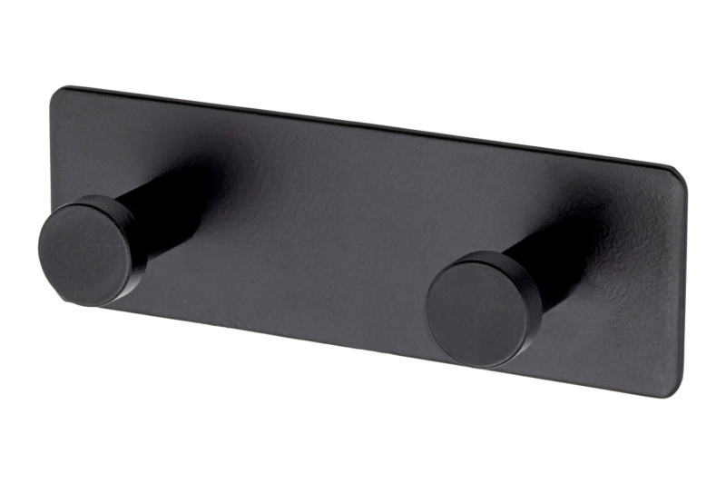 Kleiderhakenleiste KH-ST 6 KLDHAK-LEISTE-(KH-ST-6)-SCHWARZ-120MM