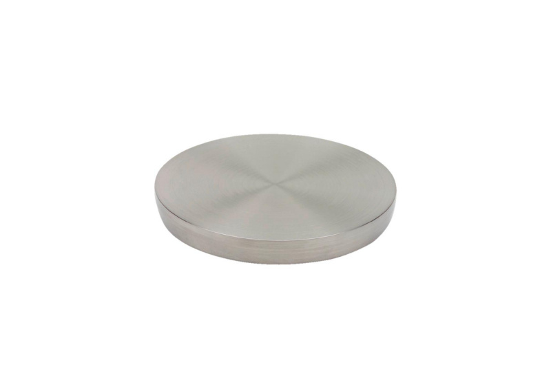 Edelstahlaufnahme für Tischbeine für Glasplatten