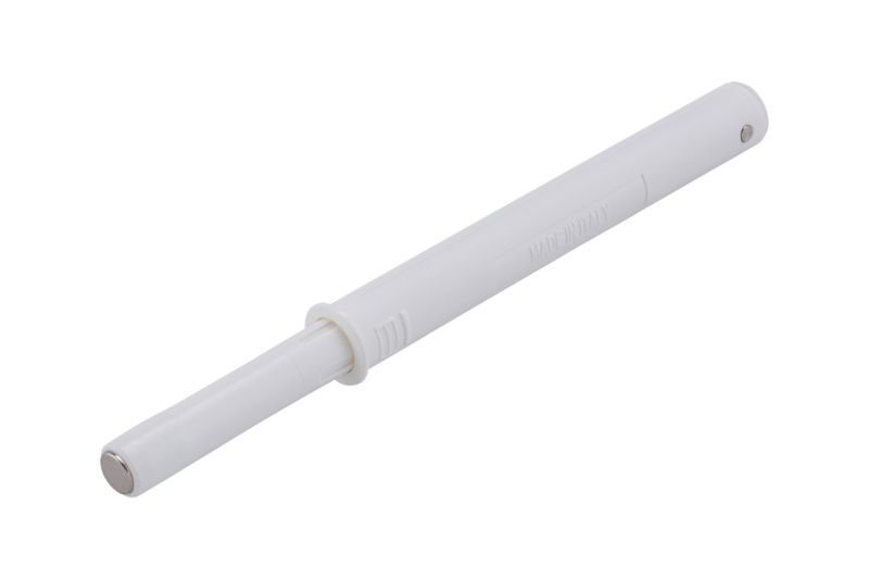 Druckmagnetschnäpper lang ZB-DRUCKMAGNETSCHNAEPPER-SHAN-LANG-WEISS