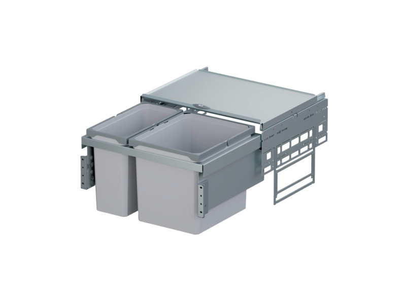 Mülltrennsystem VS ENVI Space MUELLTRENNSYS-ENVISPACE-ALUF-600-45LTR