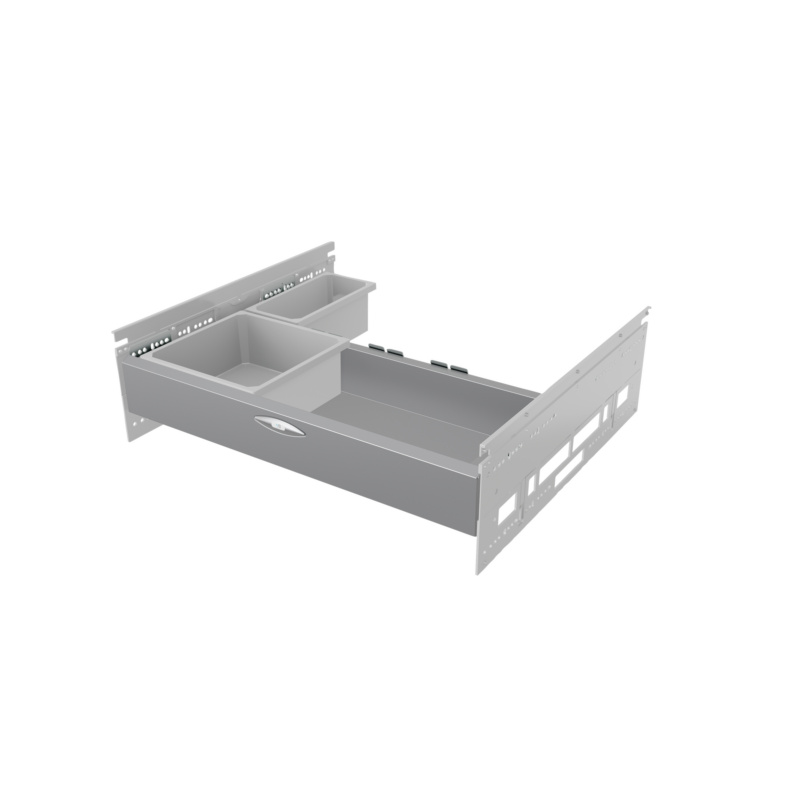 Organisations-Schublade VS ENVI Drawer MUELLTRENNSYS-ENVI-DRAWER-ALUF-500-2FACH