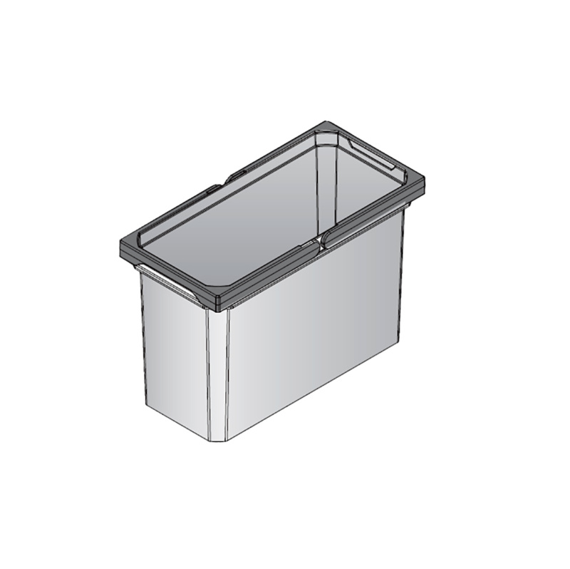 Mülleimer ENVI FREE EIMR-(ENVI-FREE)-GRAU-12L-183X382X256