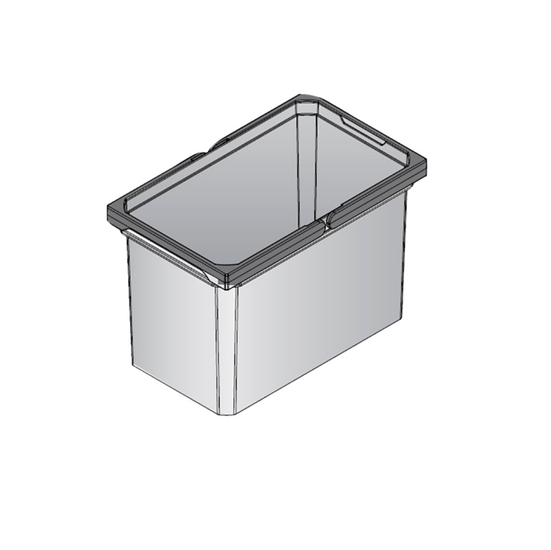 Mülleimer ENVI FREE EIMR-(ENVI-FREE)-GRAU-16L-230X382X256