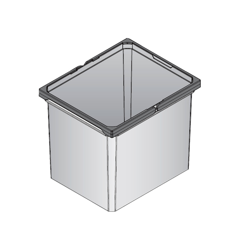 Mülleimer ENVI FREE EIMR-(ENVI-FREE)-GRAU-29L-315X382X326