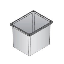 Mülleimer ENVI FREE EIMR-(ENVI-FREE)-GRAU-29L-315X382X326