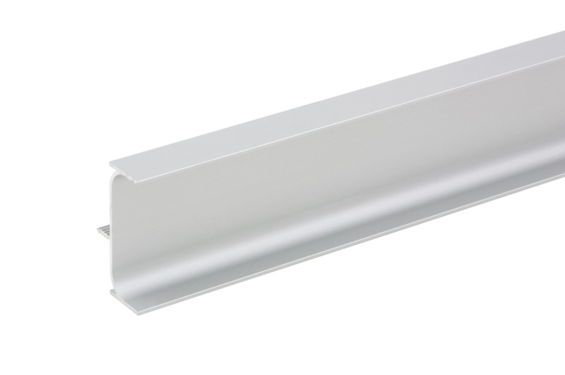 Aluminium Griffmulde C-Form vertikal für Schränke mit grifflosen Fronten
