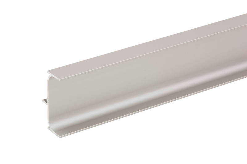 Aluminium Griffmulde C-Form vertikal für Schränke mit grifflosen Fronten
